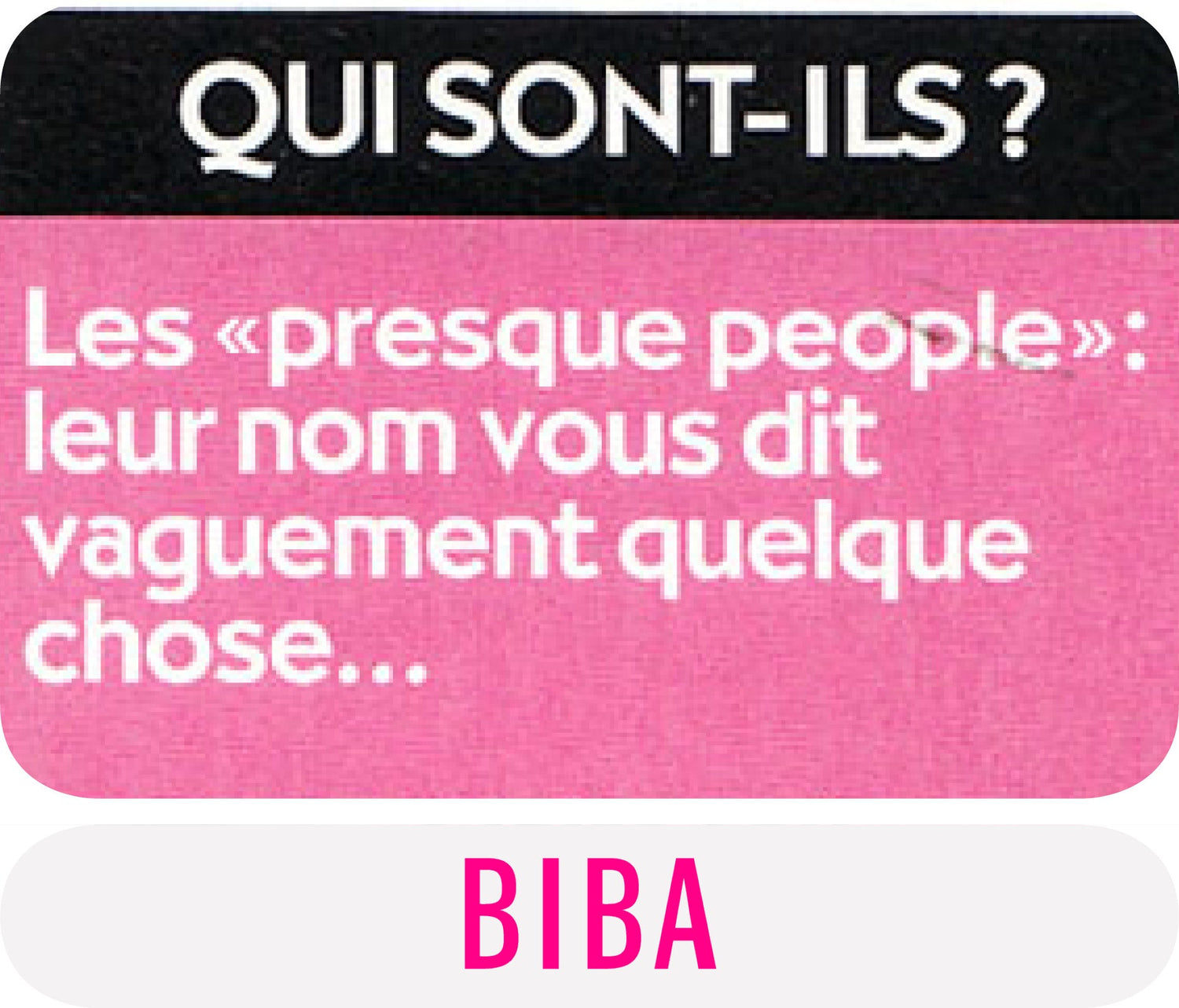 Claire Faÿ, presque people pour Biba