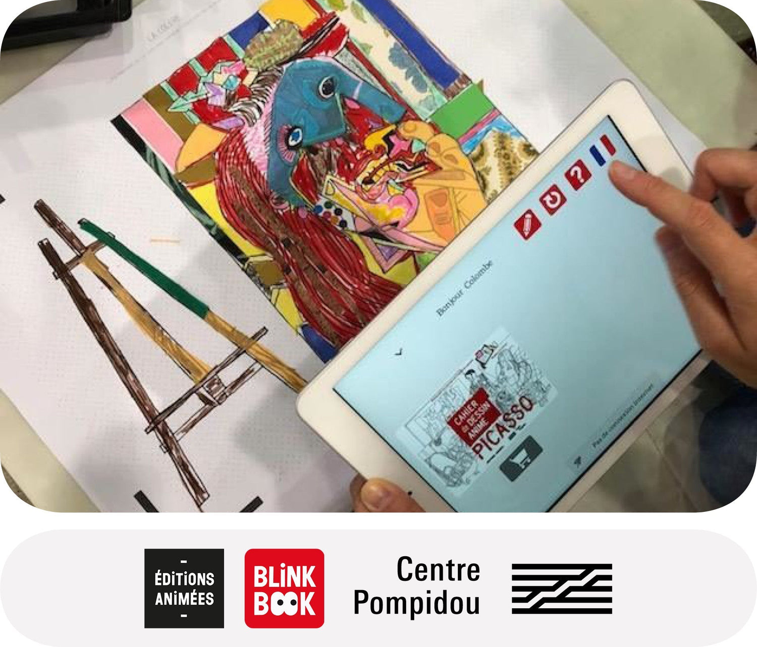 Visite l’atelier de Picasso en créant ton propre dessin animé